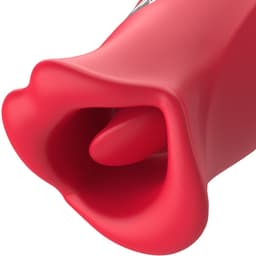 Teazers - Vibrator met Likkende Clitoris Stimulator - Vibrators voor Vrouwen - Sex Toys voor Vrouwen - Vibrators - Dildo’s - Clitoris Stimulator - Tong Vibrator - Rood — thumbnail 12