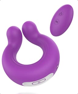 Cockring Vibrerend met Afstandsbediening - Sex Toys voor Koppels - Koppel Vibrator - Paars — thumbnail 1