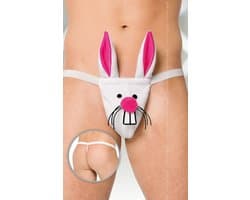Softline Collection - Grappig konijnen string voor heren S t/m L