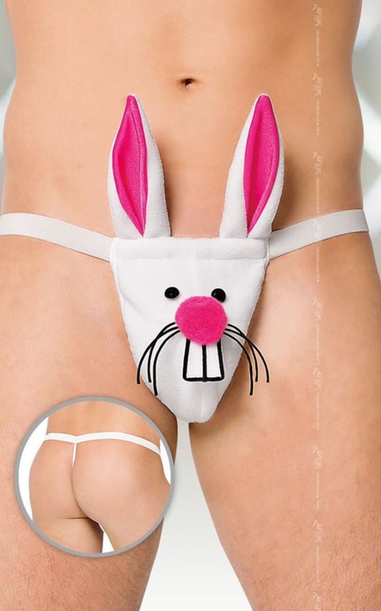 Softline Collection - Grappig konijnen string voor heren S t/m L — afbeelding 1