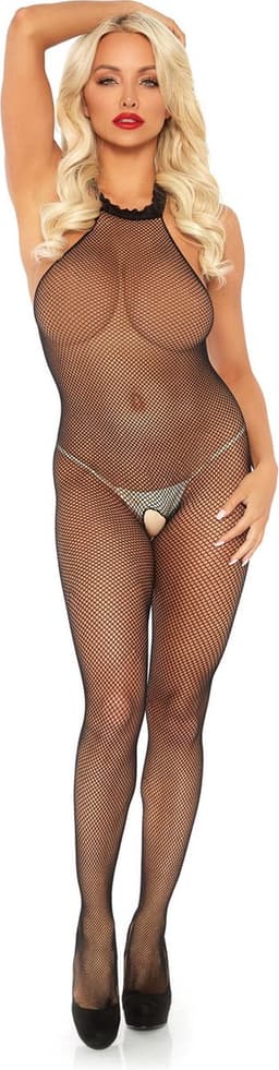 Fishnet Halter Bodystocking — thumbnail 3