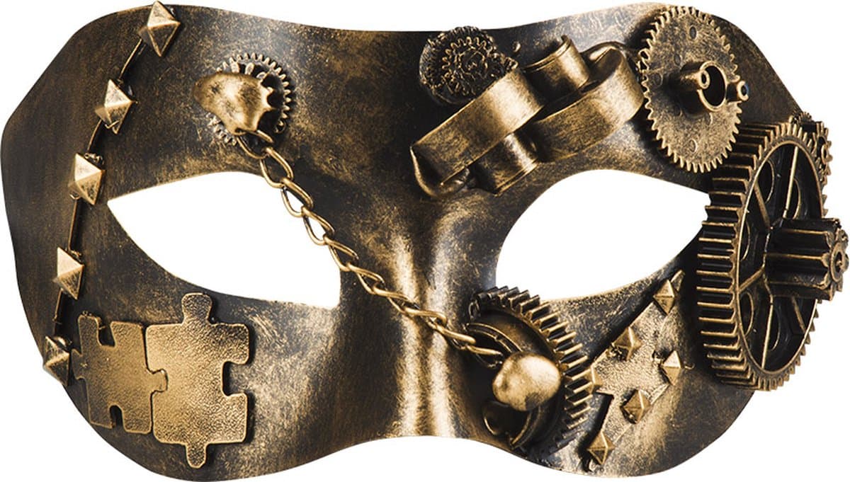 Boland - Masker Steampunk - Volwassenen - Robot - Steampunk — afbeelding 1