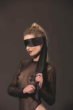 Satijnen Blindfold met steentjes — thumbnail 5
