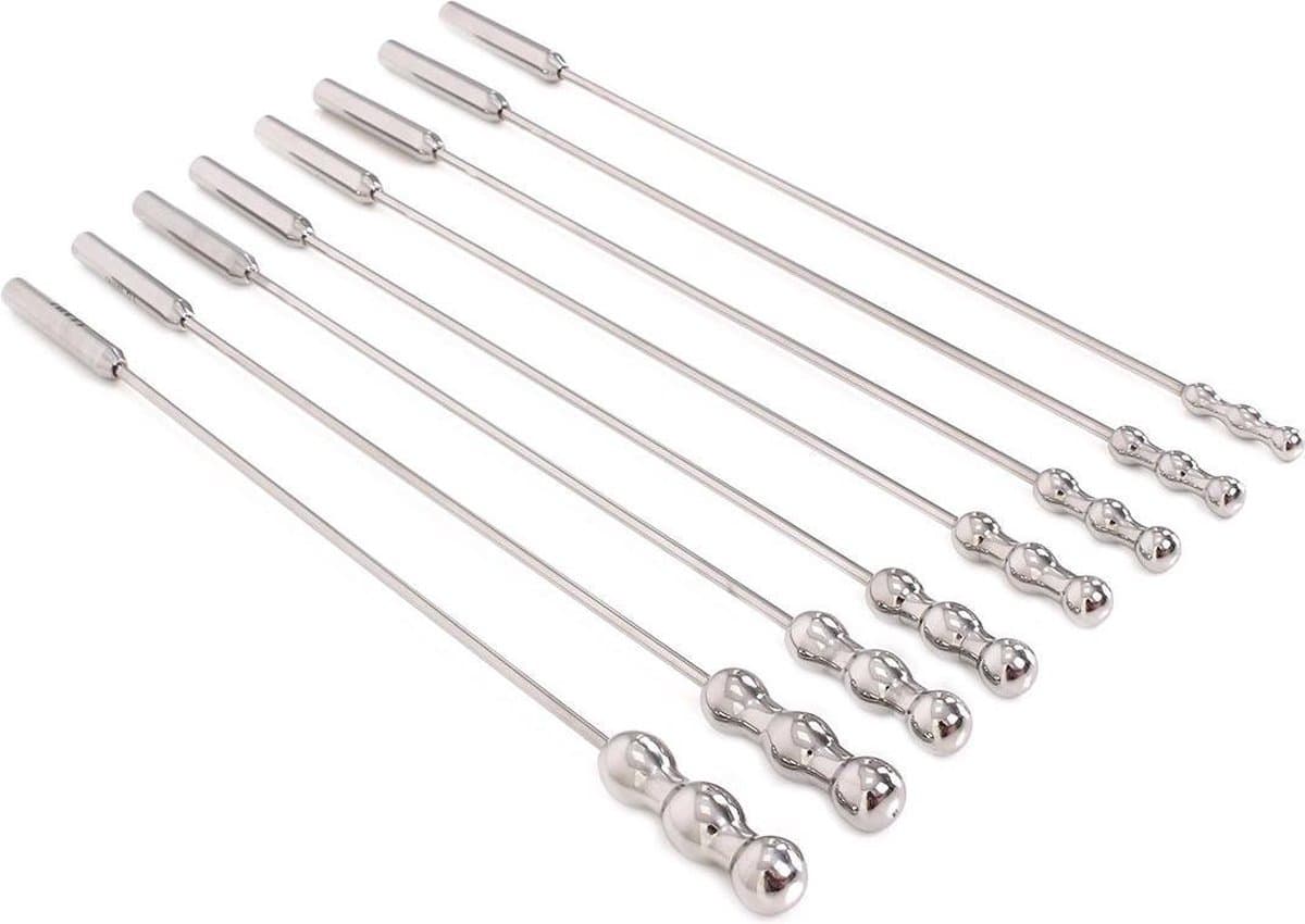 Kiotos - Urethral Sound Rosebud Dilators - Set Van 8 Stuks — afbeelding 1