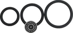 Banoch | Cockring trio - classic set | zwart siliconen | Ø 30/40/50 mm | penisring — thumbnail 12