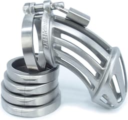 BON4MXL Extra Large High Quality Male Stainless Steel Chastity Cage Extra Grote Roestvrijstalen Peniskooi — thumbnail 9
