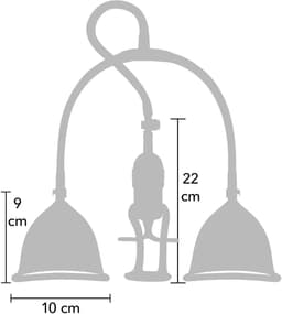 Vacuüm Borst Plezierpomp S/M - Clitoris pomp - Tepelpomp - Vagina pomp — thumbnail 3