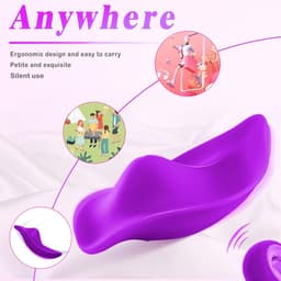 Panty Vibrator voor Vrouwen – Draagbare Clitorisstimulator met Afstandsbediening & APP – 12 Vibratiestanden – Stil & Discreet – Seksspeeltje voor Koppels — thumbnail 5