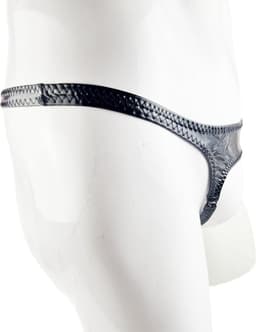 BamBella ® - String - Maat L/XL - Zwart SM kleding BDSM erotische heren kleding ondergoed lingerie onderbroek zwart — thumbnail 3