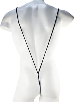 BamBella ® - string bongage - maat Onesize S M L - Sexy slip erotische onderbroek valentijnsdag zwart doorzichtig rollenspel kleding voor mannen — thumbnail 3