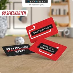 Stadt Land Volleposten Spel - Rood Licht Edition voor Volwassenen - Actief Spel voor 2-6 Spelers — thumbnail 5