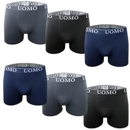 Channo Cotton Boxer Shorts for Men – Comfortable and Soft, Pack of 6, Moisture Regulating — thumbnail 1