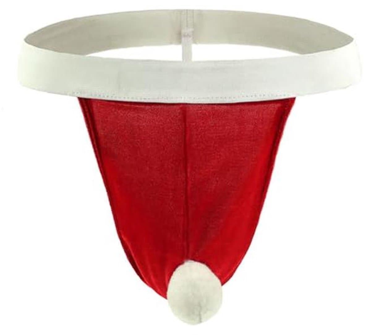Kerst Sexy Ondergoed voor Mannen - Fluwelen G-String en String Broek — afbeelding 1