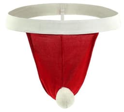 Kerst Sexy Ondergoed voor Mannen - Fluwelen G-String en String Broek — thumbnail 1