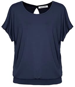 T-shirt met Open Rug voor Dames - Made in Italy — thumbnail 1