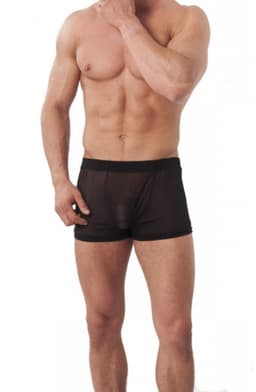 Nooitmeersaai - doorschijnende boxershort - polyamide - zwart - Maat M/L — thumbnail 4