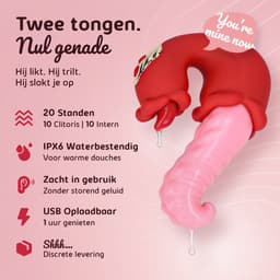 Sensual Desire® LICK – Tong Vibrator met Lick-beweging – 10 Tongstanden & 10 Vibratiestanden – Waterdicht – Clitoris Stimulator – Vibrators voor Vrouwen – Sex Toys voor Vrouwen – Inclusief Erotische Luisterverhalen — thumbnail 5