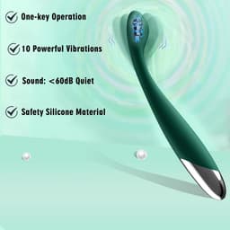 DOWO® - Vibrator - G spot - Vibrators voor Vrouwen - Clitoris Vibrator - Sex Toys voor Koppels - Seksspeeltjes - Cadeau voor Vrouw - 9 Standen - Groen — thumbnail 4