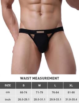 Sexy Jockstrap String Tanga voor Heren - Ondergoed en Sportonderbroeken — thumbnail 2