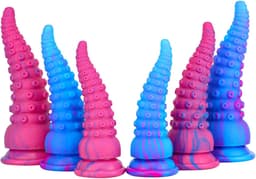 Oneay Fantasy Tentakel Dildo 18 cm – Octopus Monster Seksspeeltje met Zuignap – Realistische LSR Siliconen Anale & Prostaat Stimulator — thumbnail 5