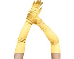 Lange dames handschoenen - extra lange satijnen stretch satijnen handschoenen - vintage feest dameshandschoenen - bruidshandschoenen - geschikt voor bruiden bruiloft opera theekransje