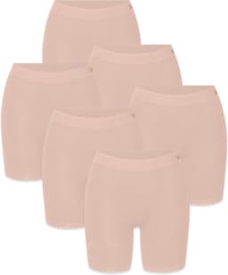 Lange Dames Boxershorts (3 of 6 Stuks) Naadloos Ondergoed met Hoge Taille van Zijdezachte Bamboevezel — thumbnail 3