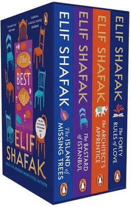 Elif Şafak 4 Boeken Boxset: De Veertig Regels van de Liefde, De Bastaard van Istanbul, De Leerling van de Architect, Het Eiland van de Verdwenen Bomen — thumbnail 3