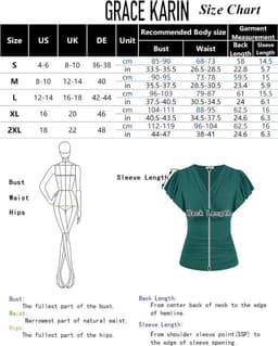 Dames T-shirt met Vleermuismouwen en V-hals in Chiffon — thumbnail 3