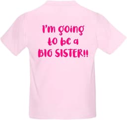 Schattig T-shirt voor Grote Zus - Perfect voor Zwangerschapsaankondigingen en Kindermode — thumbnail 3