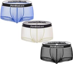 Heren Boxershorts Korte Pijpen IJs Zijde Ondergoed Ademend — thumbnail 1