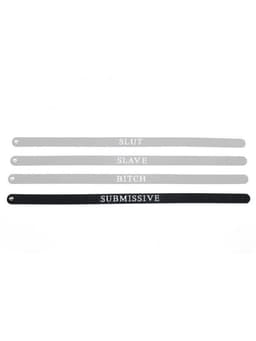Rimba - Halsband - Collar Met Tekst - Submissive - Verstelbaar - Siliconen — thumbnail 7