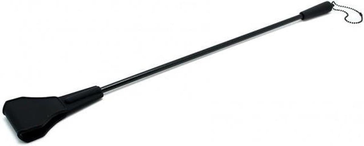 Rimba - Paardrijzweep Met Flapje - Siliconen - 42 cm lang — afbeelding 1
