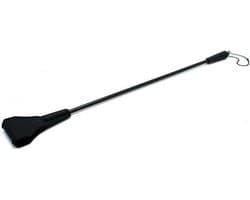Rimba - Paardrijzweep Met Flapje - Siliconen - 42 cm lang