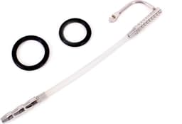 Kiotos - Geribbelde Urethral Catheter Plug - Dilator Met eikelring — thumbnail 3
