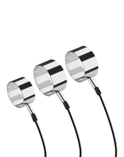 Rimba Electro Sex - Aluminium Cock Ringen Set uni-polair - 3 Stuks — thumbnail 2
