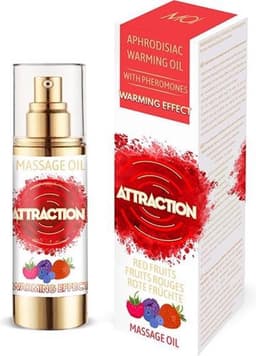 Mai feromonen massageolie verwarmend rood fruit 30 ml - 30ml — thumbnail 2