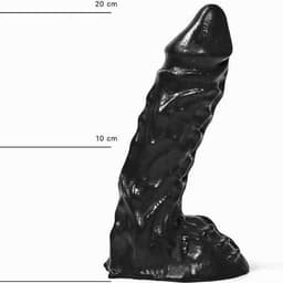 All Black Dildo 23 cm — thumbnail 3