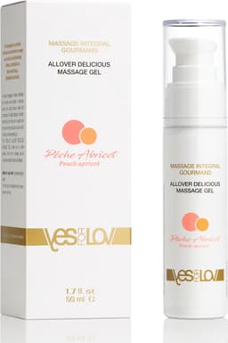 YESforLOV - Allover Delicious Massage Gel Perzik Abrikoos — thumbnail 1