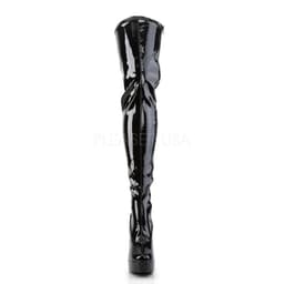 Pleaser - ELECTRA-3000Z Plateau overknee Laarzen - US 14 - 45 Shoes - Zwart — thumbnail 3
