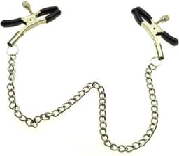 Tepelklem | Tepelklemmen met ketting ca. 32cm | Tepelklem met ketting | Tepelklemmen | Seks speeltje | Kinky seks — thumbnail 1