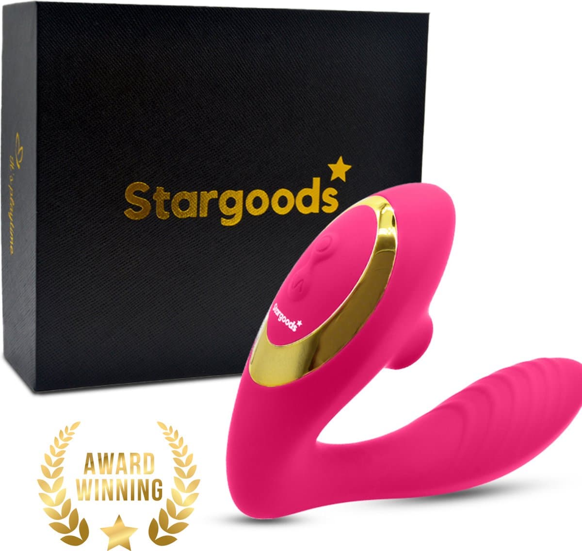 Stargoods Double Date Vibrator - Vibrators voor Vrouwen - Sex Toys voor Vrouwen - Clitoris Zuiger - Fluisterstil - Krachtig — afbeelding 1