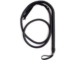 Smart Moves - Lange Zweep - Singletail - Bullwhip - PVC - 200 cm - Zwart