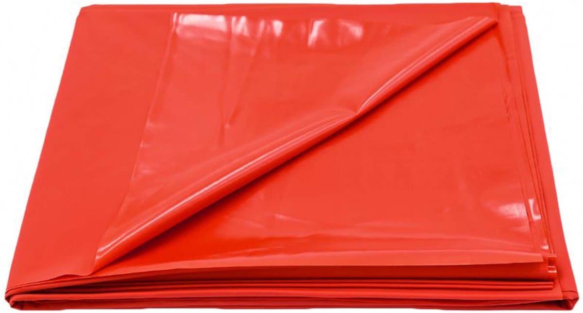Smart Moves - PVC bed sheet - Rood - 200 x 220 cm — afbeelding 1