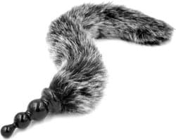 Zachte Buttplug met zachte lange Staart - 6 CM plug - Buigbaar - anus - anaal - kont - tail