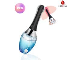 Rosebay Elektrische Intieme Douche - Anaal Douche- Vaginale vaginaal - Spoelen - Deluxe - Klysma set - Shower mannen en vrouwen Constipatie darmreiniging - Zwart