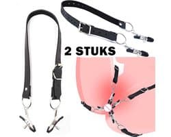 Schaamlippen clips - Expander - Clitoris stimulatie - Uitrekken - BDSM - Vagina klemmen - 4 klemmen - Schaamlippen en clitoris stimulatie