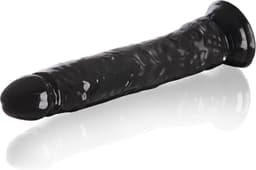 Dildo Fantasy Pleasure 'being fetish', Dildo met zuignap - Siliconen - zwart, 21 cm lang. — thumbnail 2