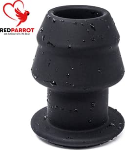 Gigantische Holle Buttplug XXL - Tunnel - Anaal - Mega - Siliconen - Zwart — thumbnail 4