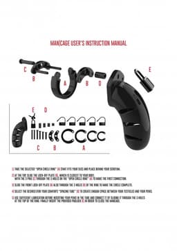 Mancage 06 Kuisheidskooi - Zwart — thumbnail 5