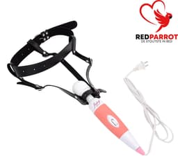 Verstelbare vibrator houder - Handsfree - Voor haar - BDSM - Leder — thumbnail 4
